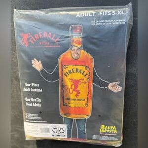 Fireball Cinnamon Whisky Adult Costume S-XL NEW!!!